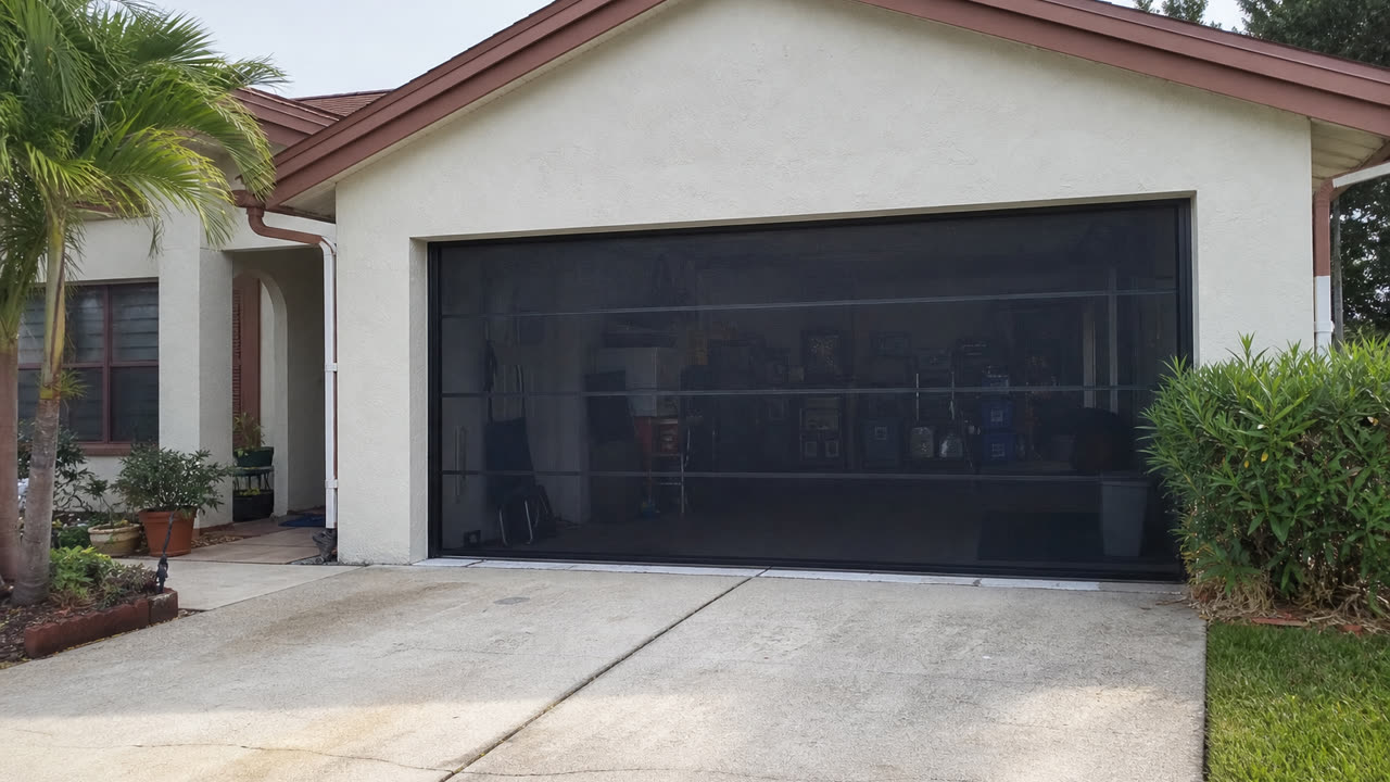 Port St Lucie Completed Garage Screen near Port St. Lucie