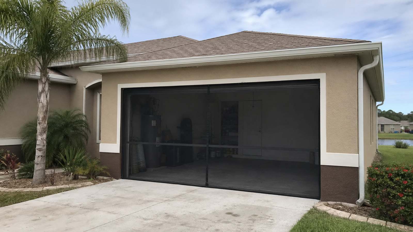 Port St. Lucie jobsite detail from port st lucie garage screens finished result photo